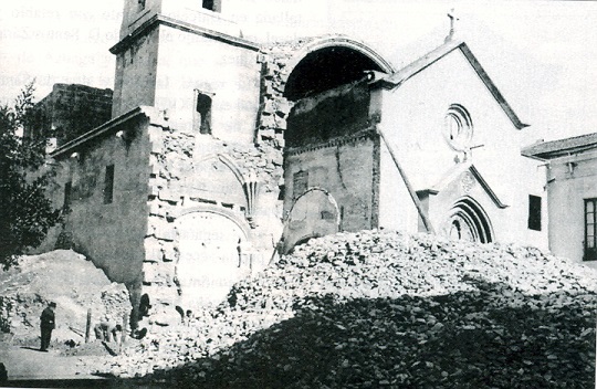 El convento de santo Domingo tras la guerra